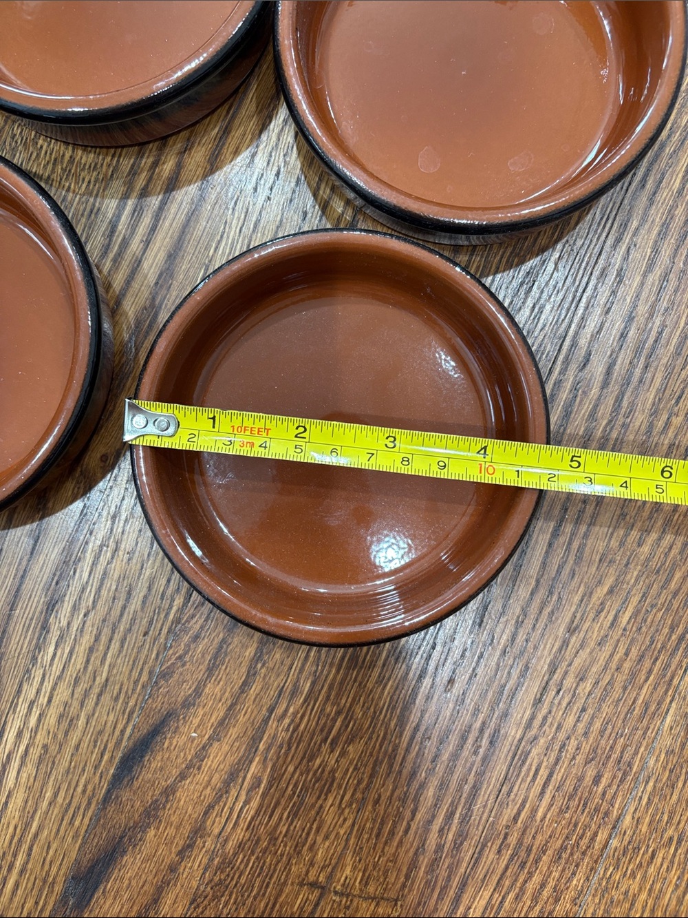 Terracotta-Style Black & Brown Stackable Ramekins - Set of 8 - Picture 8 of 14